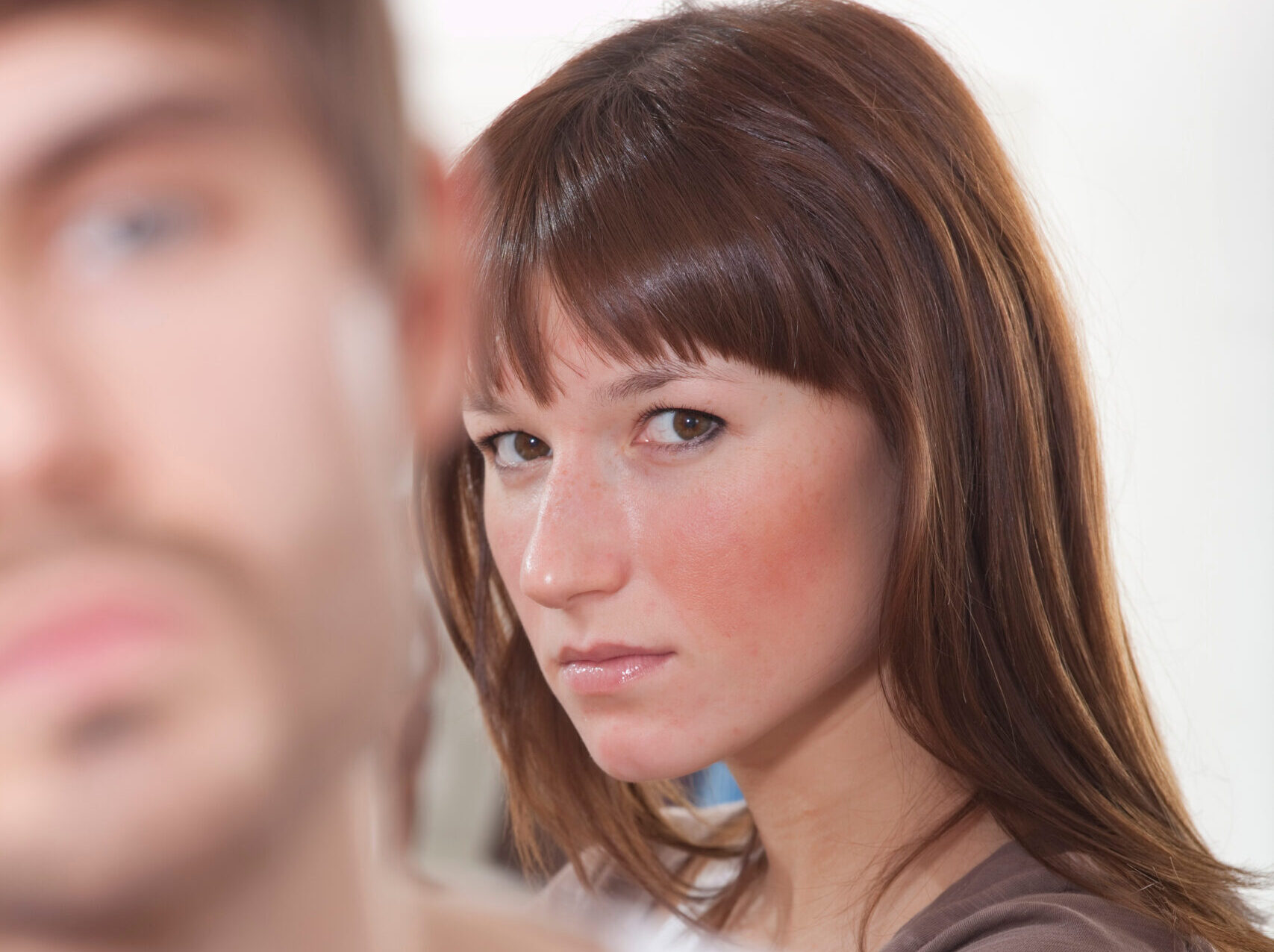 frustrated couple