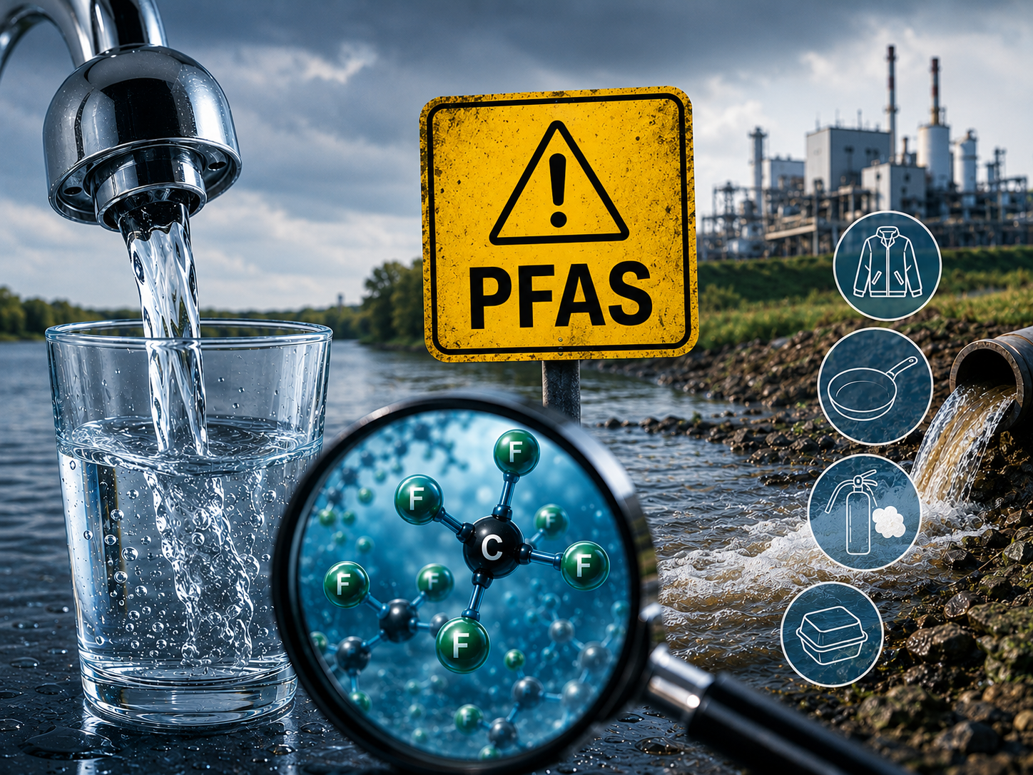 Ewigkeitschemikalien im Wasserglas? Fakten über PFAS, Grenzwerte und Teflonpfannen
